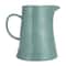 Hello Honey; Hello Honey® 8" Blue Hand-Painted Wax Relief Pattern Stoneware Pitcher; Category:Pitchers; Image:7